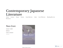 Tablet Screenshot of japaneselit.net